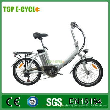 Top E-Cycle CE EN 15194 Approval Aluminium Lithium Ion lithium battery 20' Alloy Frame rear motor electric bike